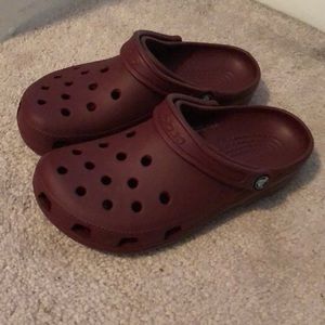 Maroon Crocs